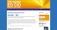 Desktop Screenshot of blog.thehigheredcio.com
